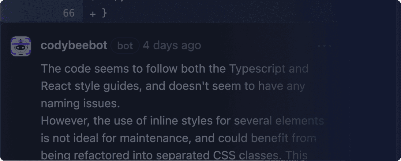 Review summary and fast feedback